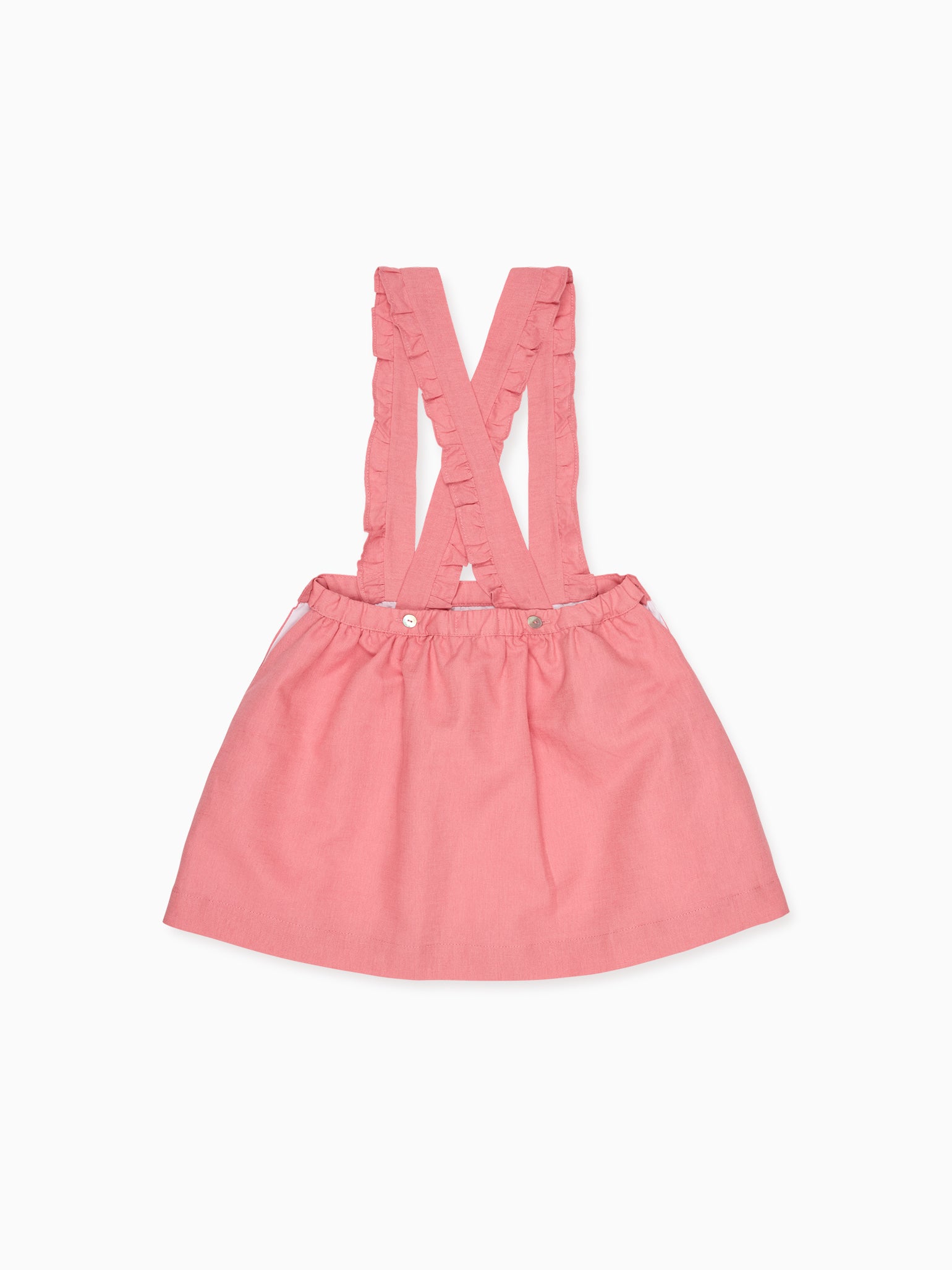 Jupe Salopette Fille Rose
