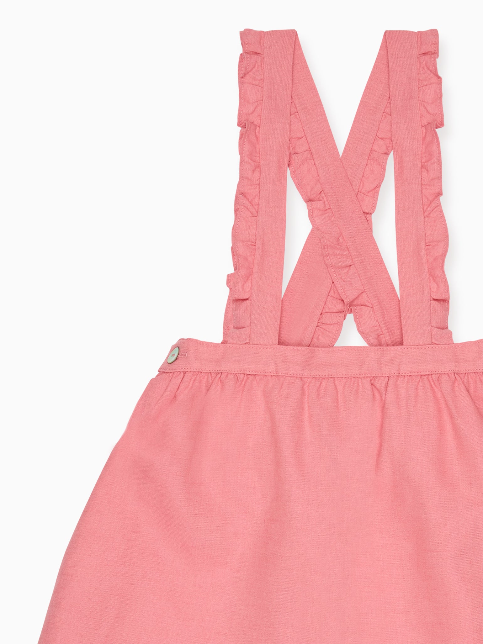 Jupe Salopette Fille Rose