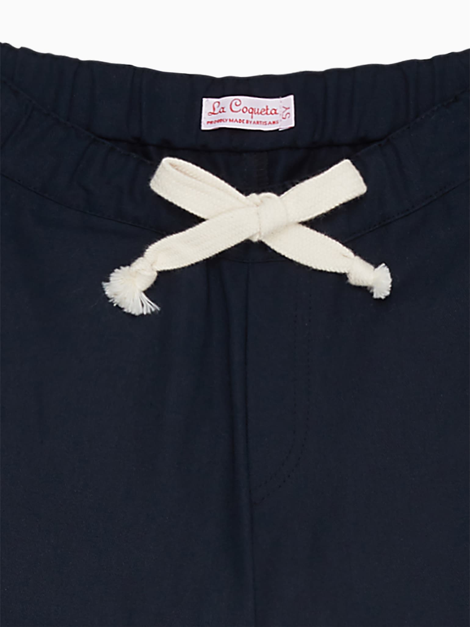 Pantalon en coton pour garçon de couleur marine