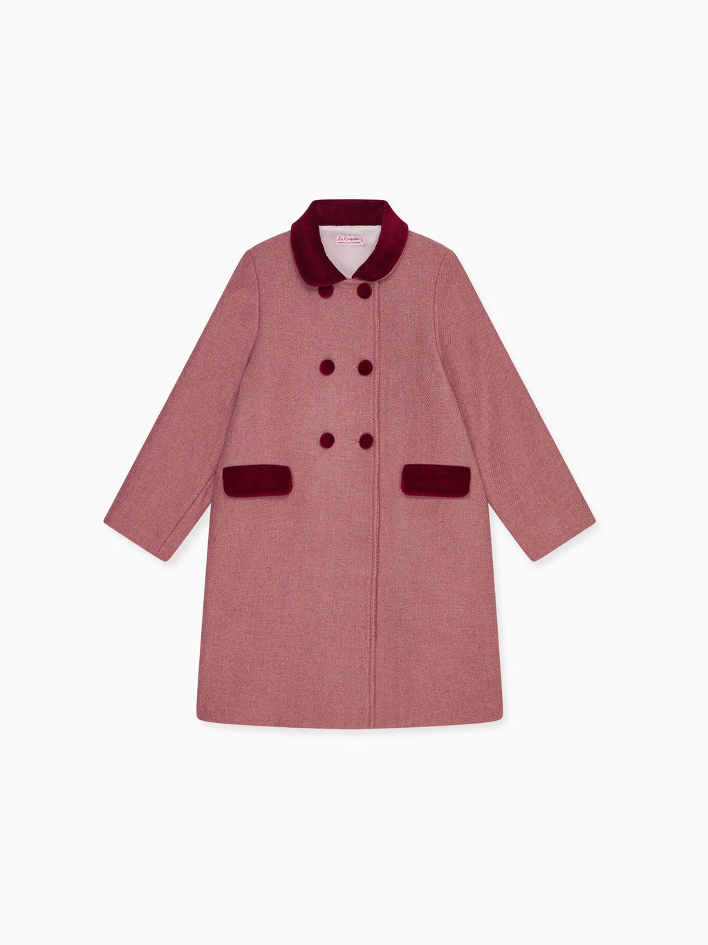 Manteau Rose Poudré pour Fille