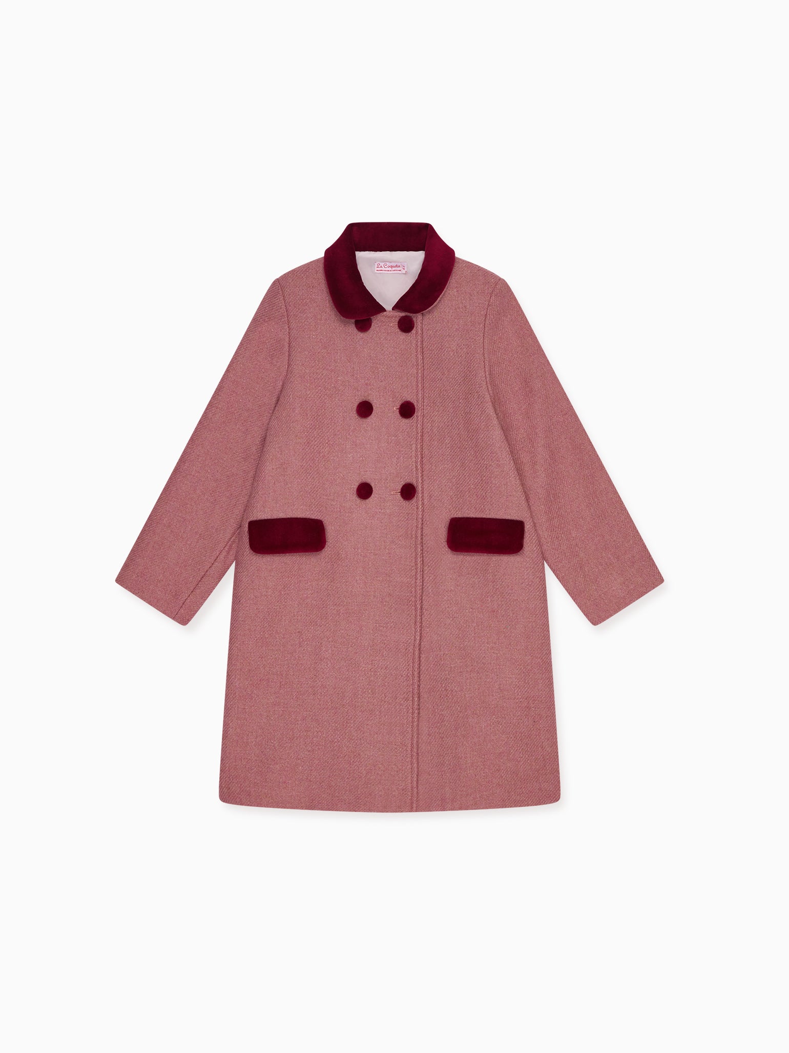 Manteau Rose Poudré pour Fille