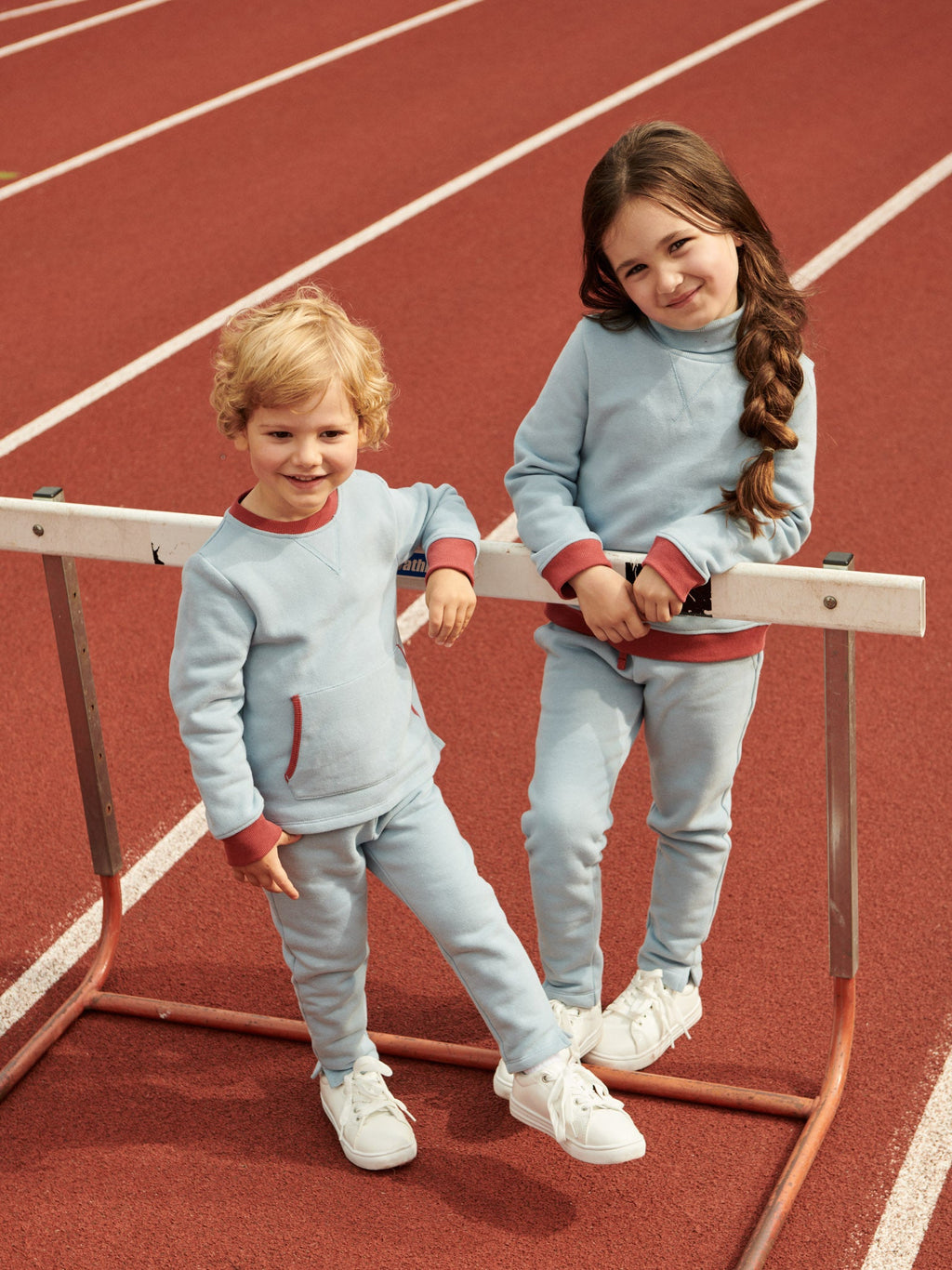 Bas de jogging bleus pour enfants