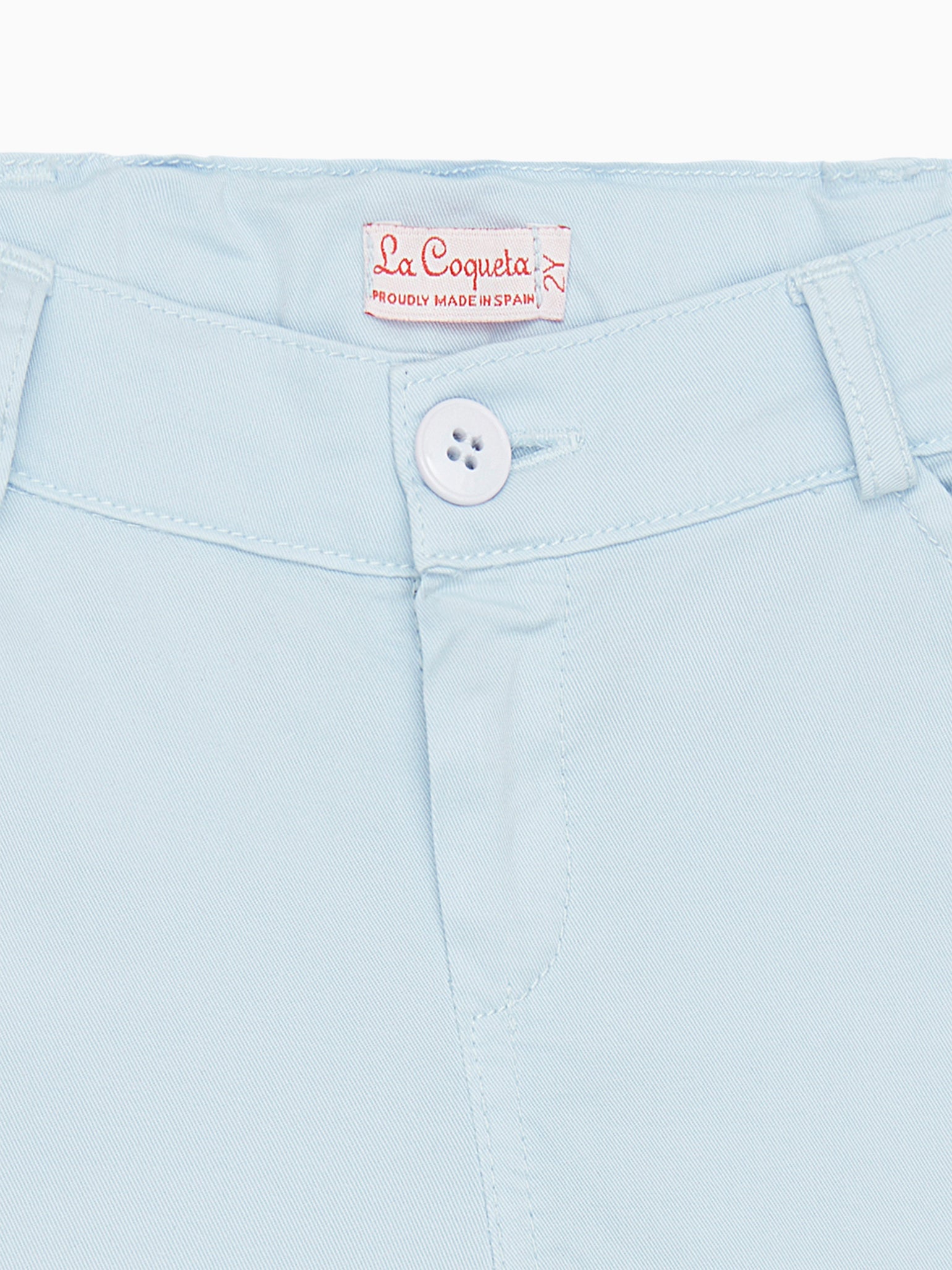 Shorts Chino Bleu Clair Garçon