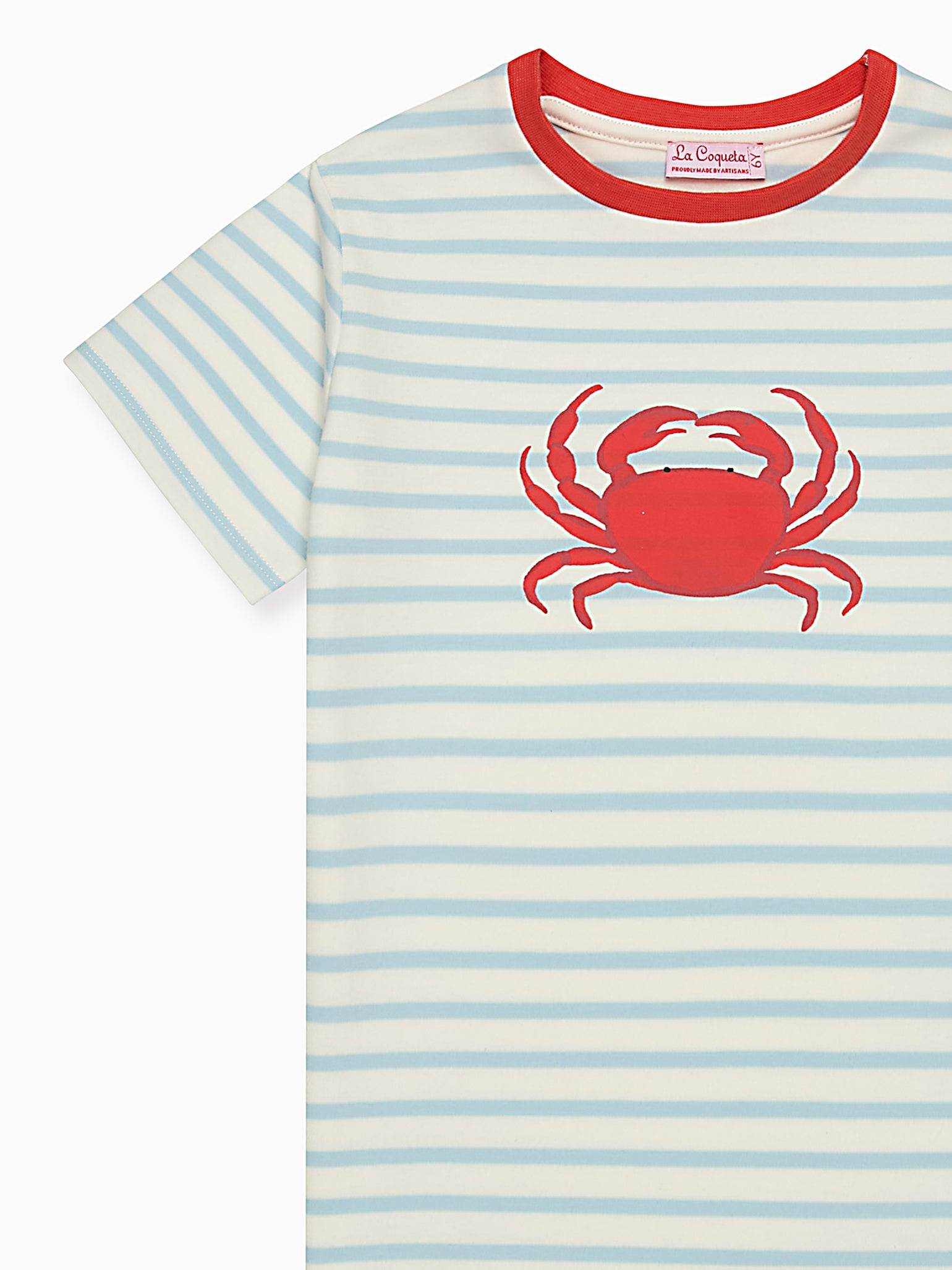 T-shirt rayé bleu pour enfants