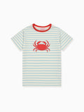 T-shirt rayé bleu pour enfants