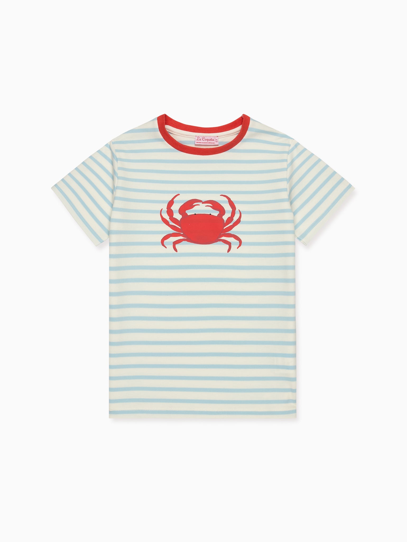 T-shirt rayé bleu pour enfants