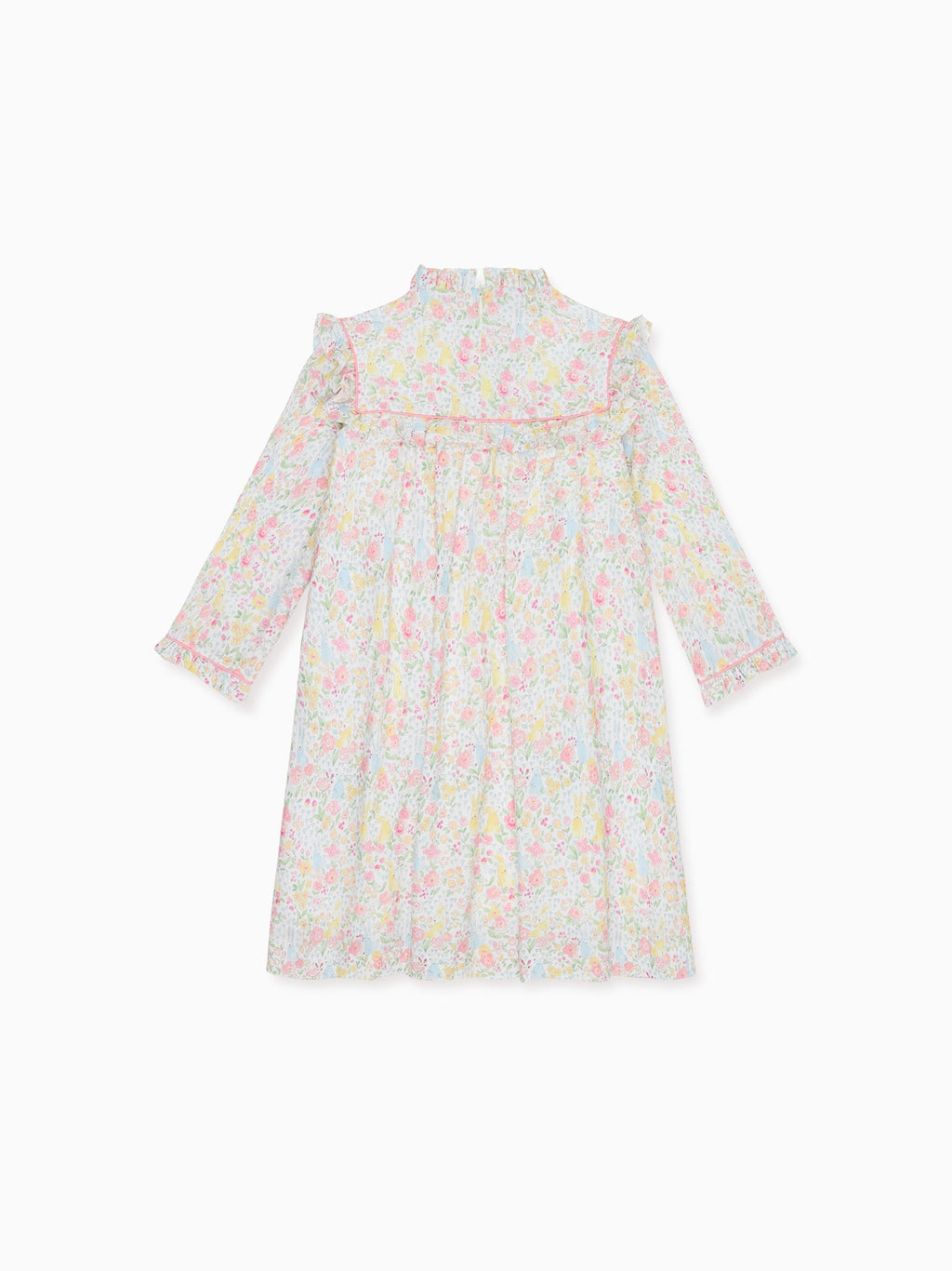 Robe Empire Fille Lapin Rose