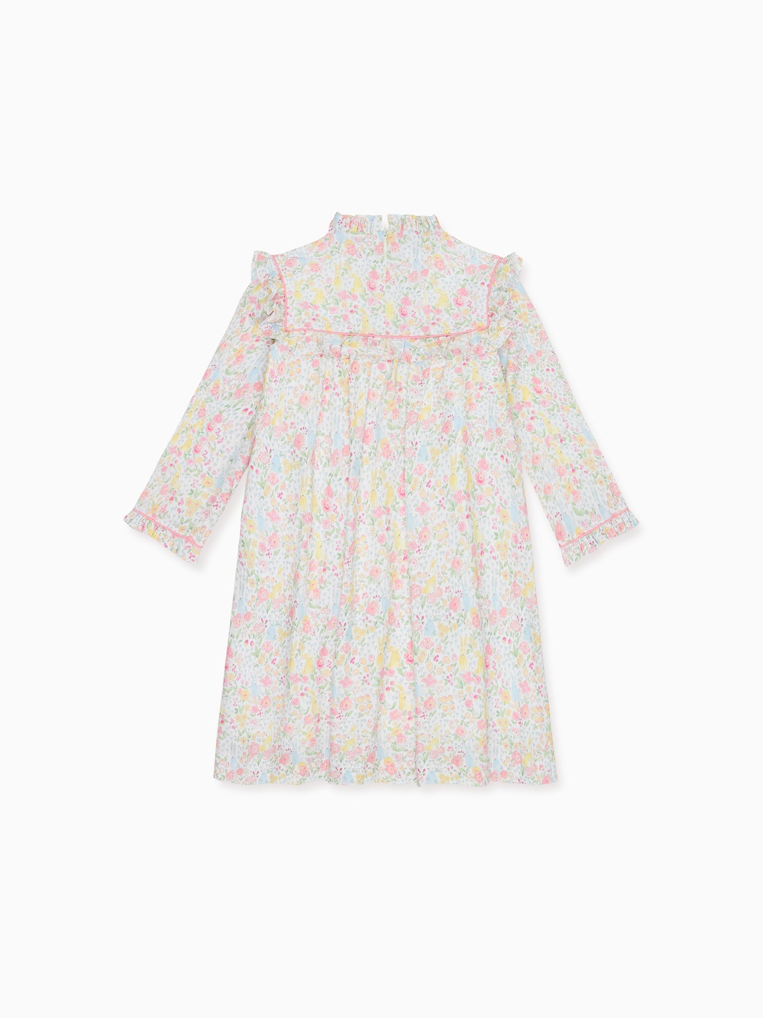 Robe Empire Fille Lapin Rose