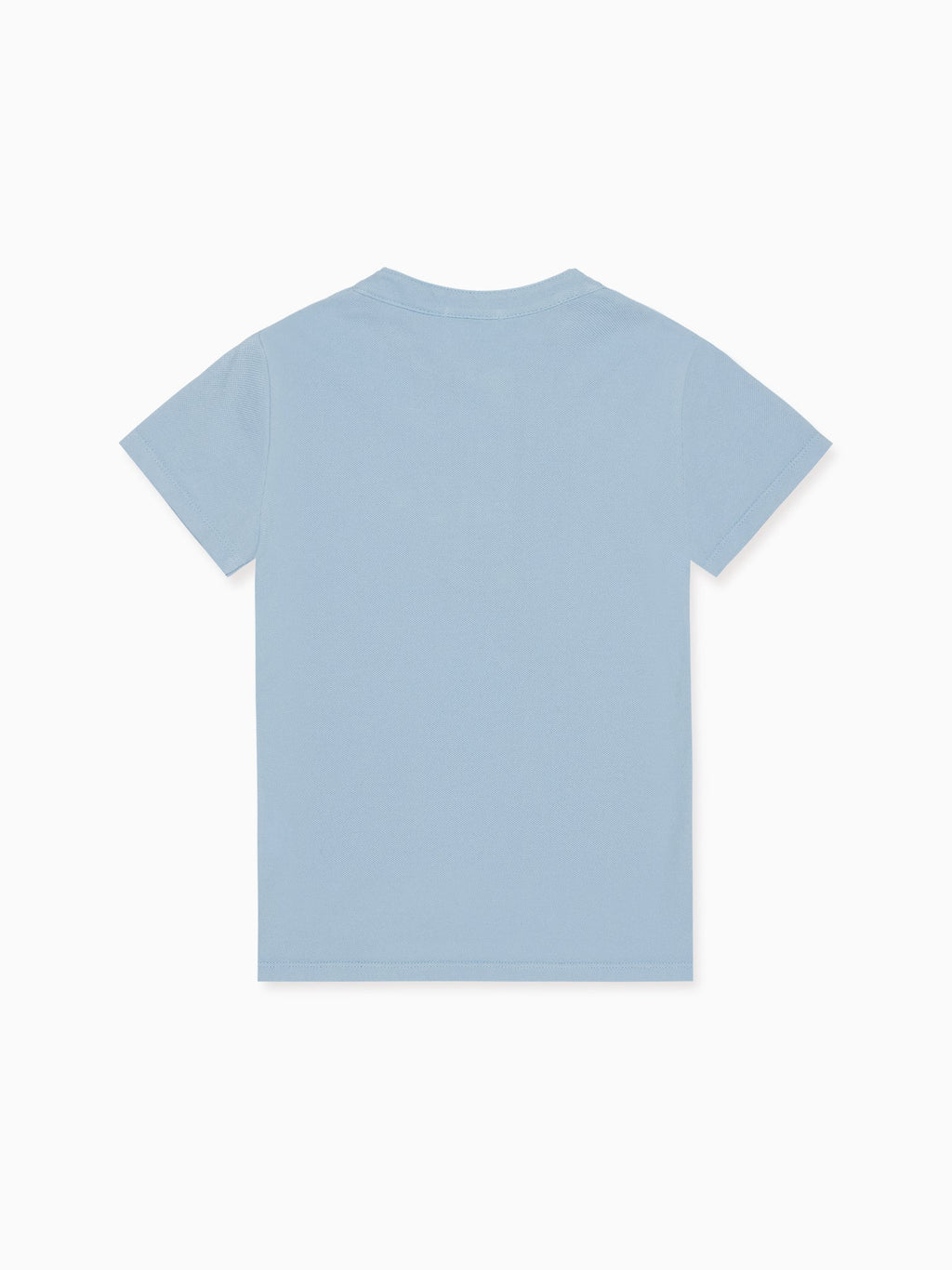 Polo de garçon bleu grisé