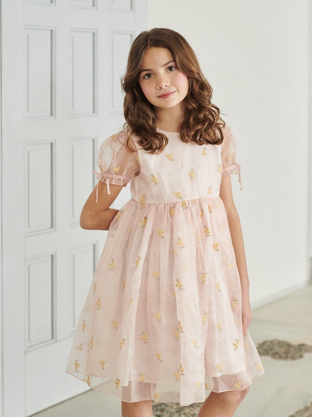 Robe rose pour fille