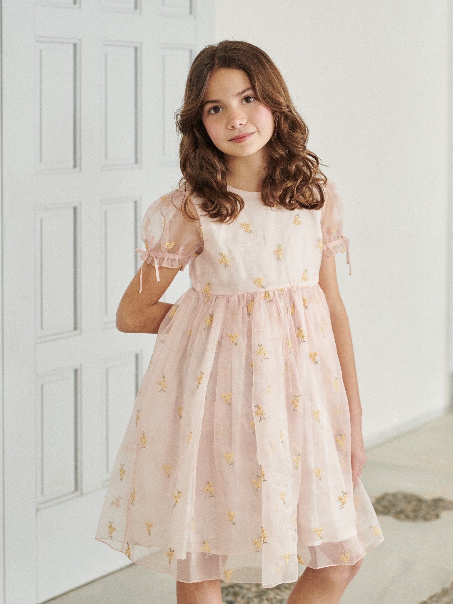 Robe rose pour fille