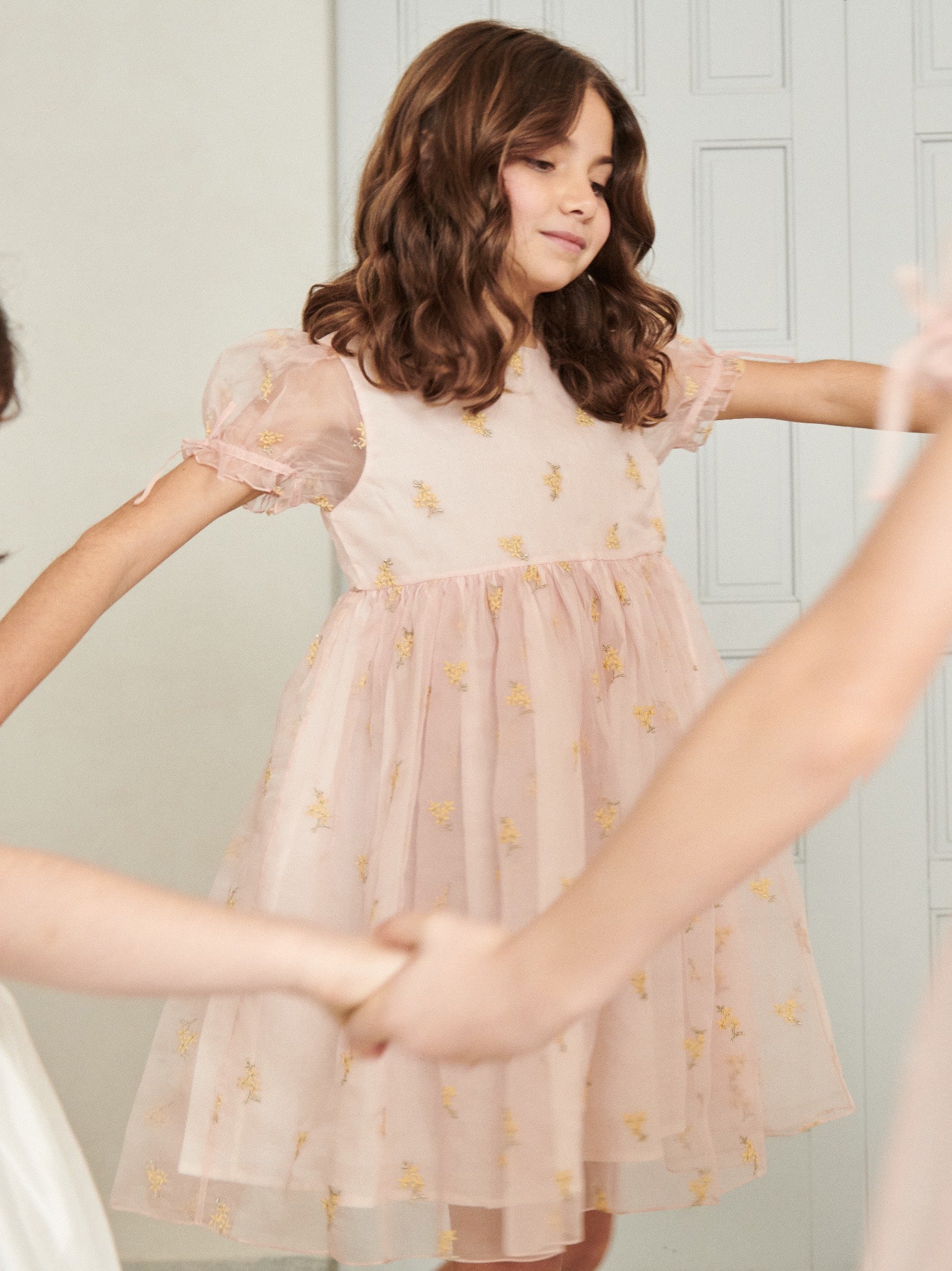 Robe rose pour fille