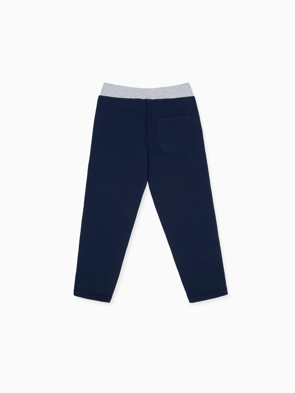 Pantalon de jogging en coton pour enfants, coloris marine