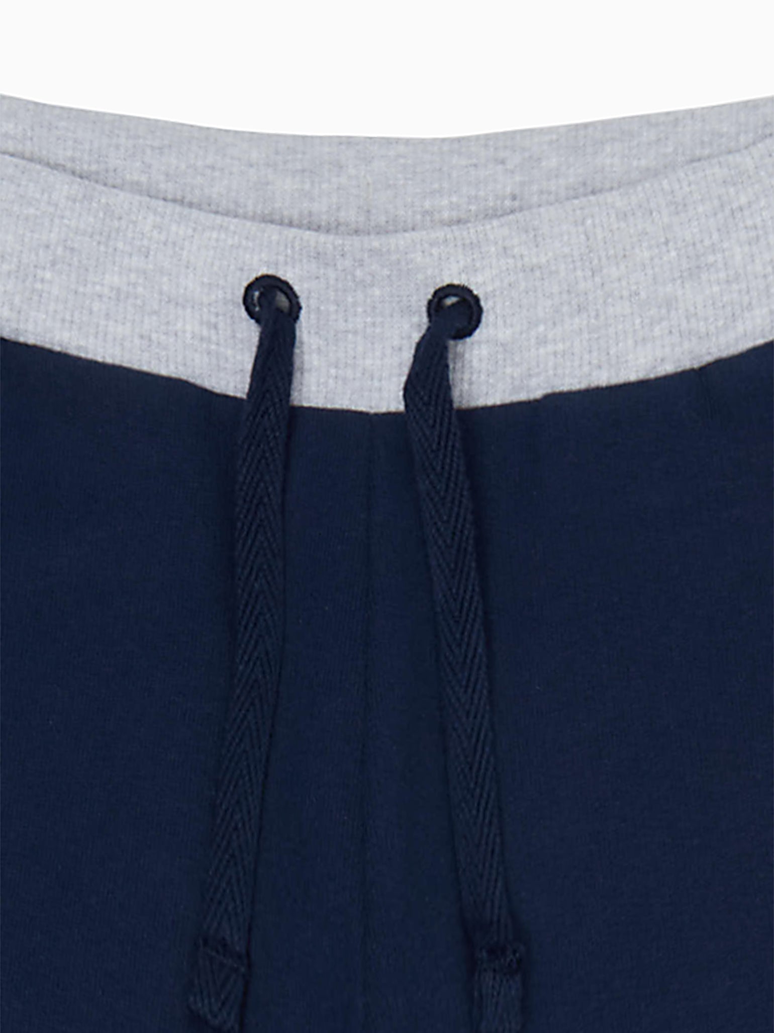 Pantalon de jogging en coton pour enfants, coloris marine