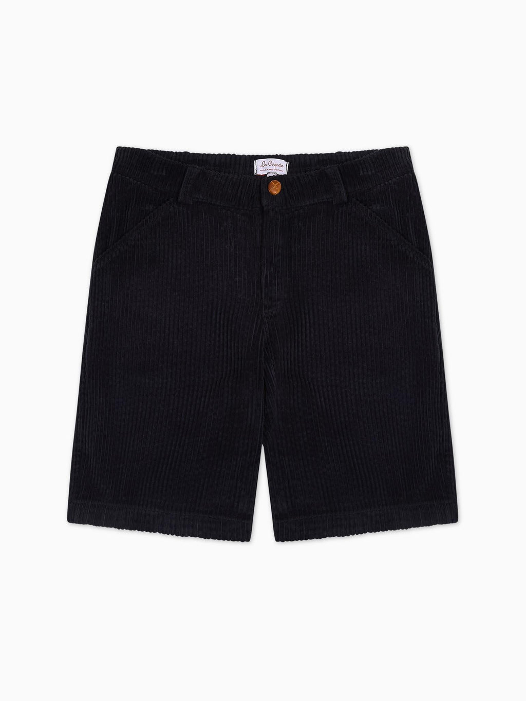 Shorts en velours côtelé bleu marine pour garçons