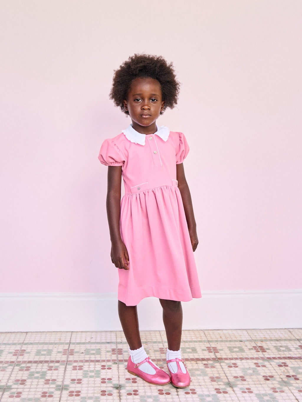 Robe de fille Rose