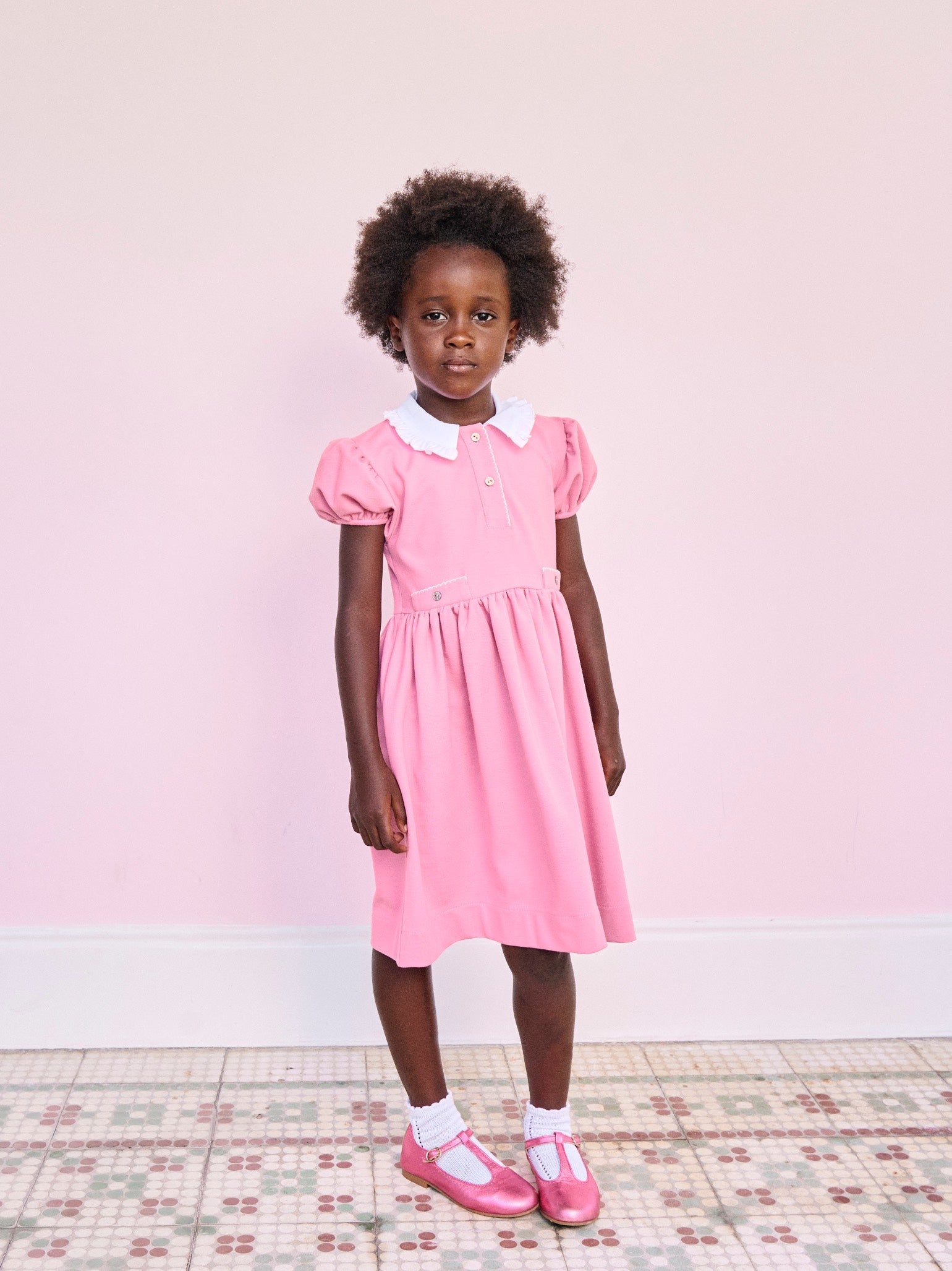 Robe de fille Rose