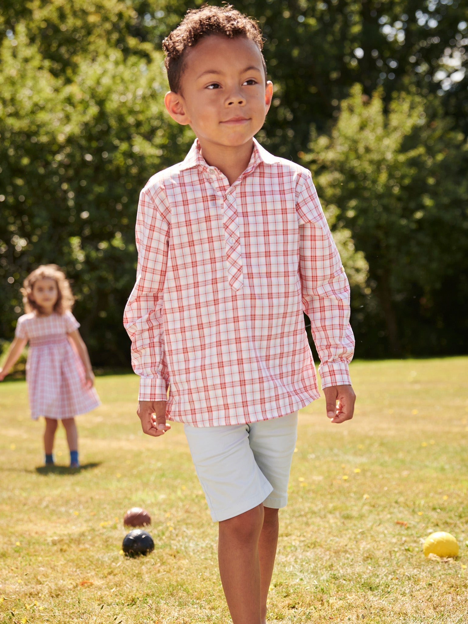 Shorts Chino Bleu Clair Garçon