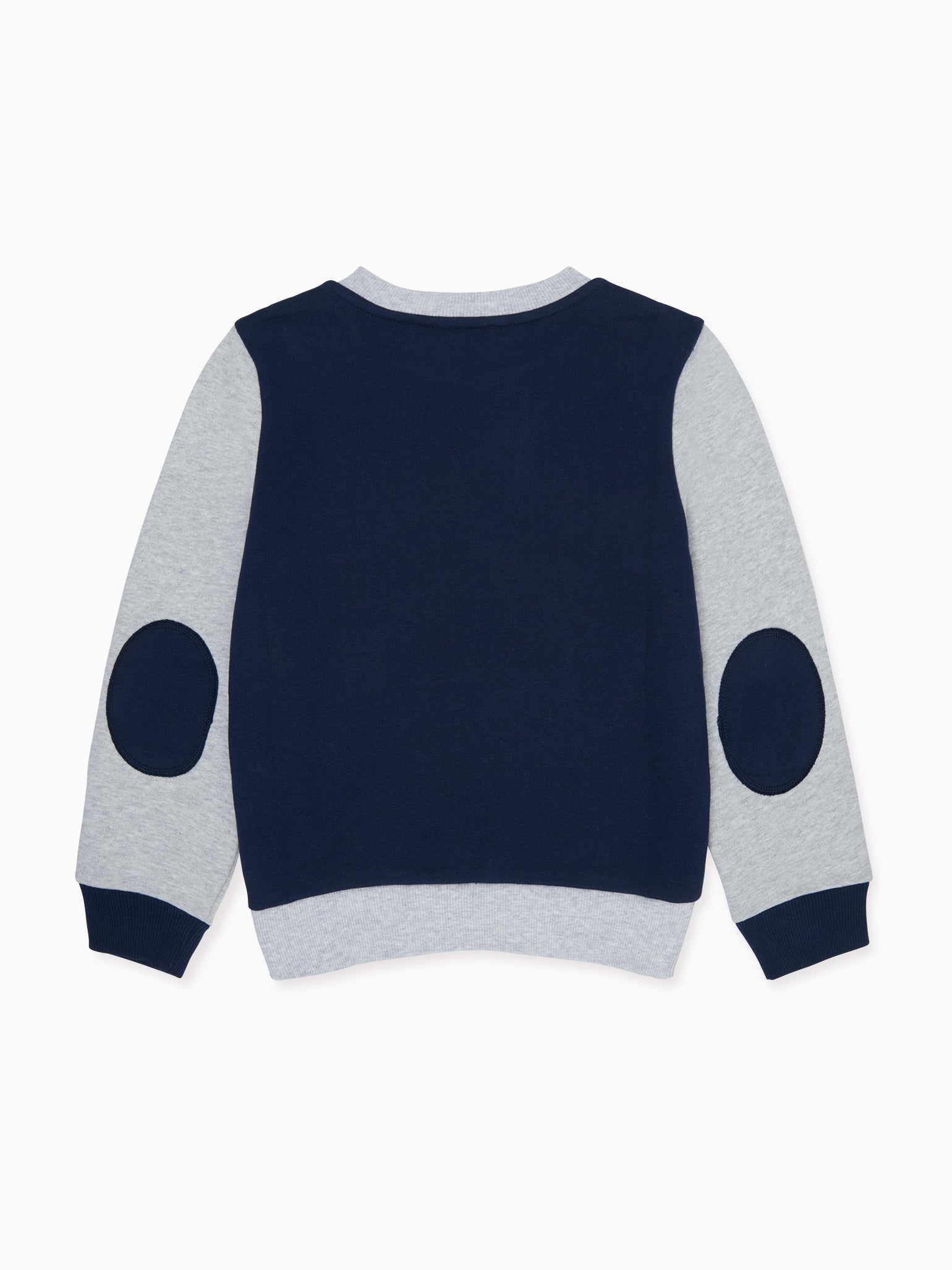 Sweat-shirt en coton enfant marine