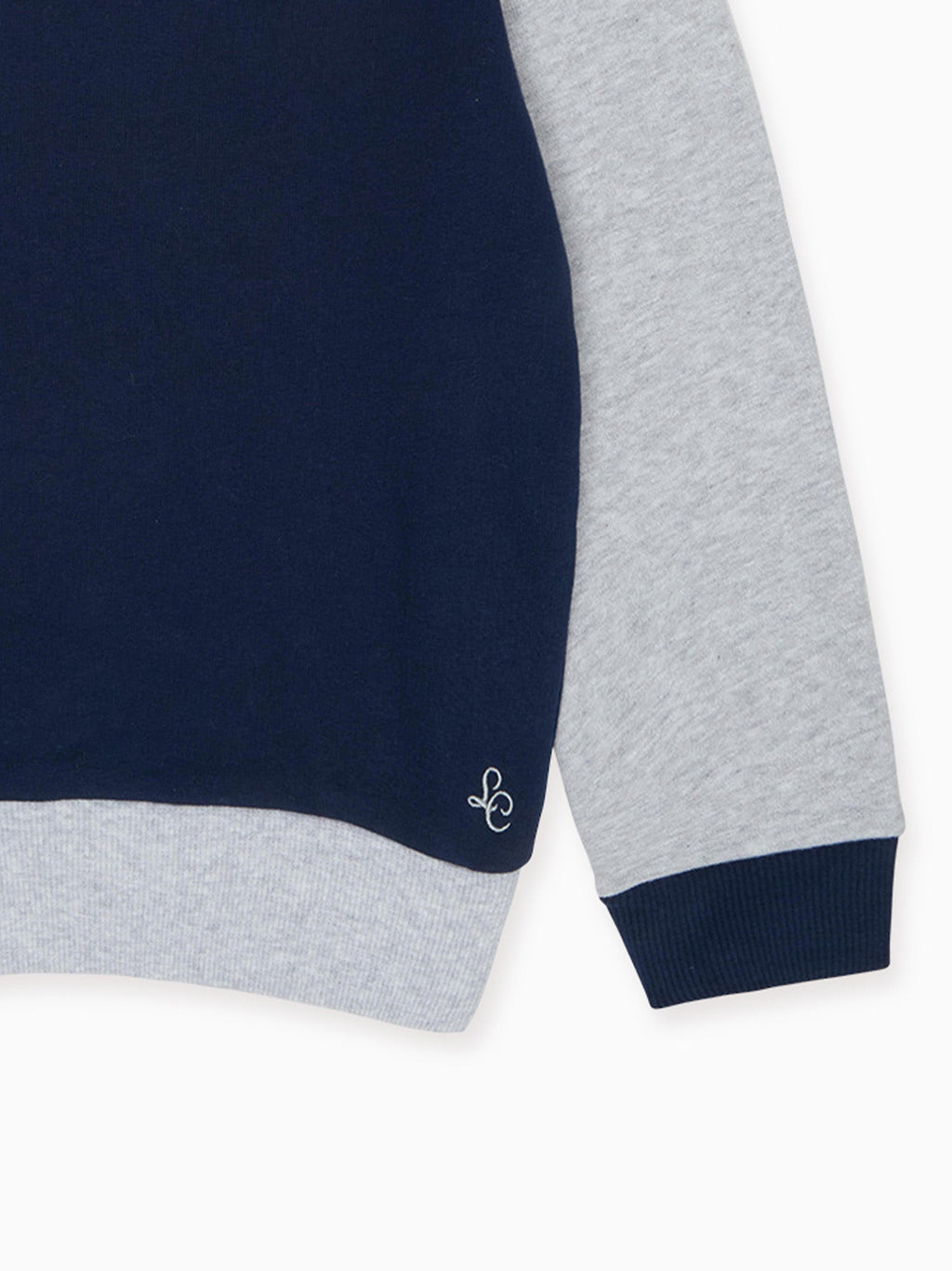 Sweat-shirt en coton enfant marine