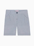 Short chino garçon rayé bleu