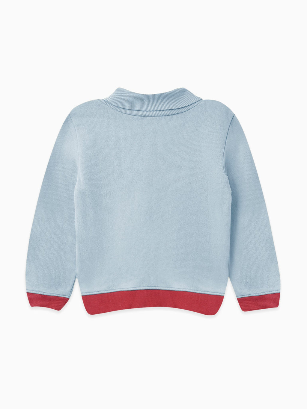 Sweat-shirt col roulé bleu pour enfants
