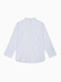 Chemise à carreaux bleue manches longues pour garçon