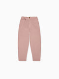 Jean tonneau fille rose