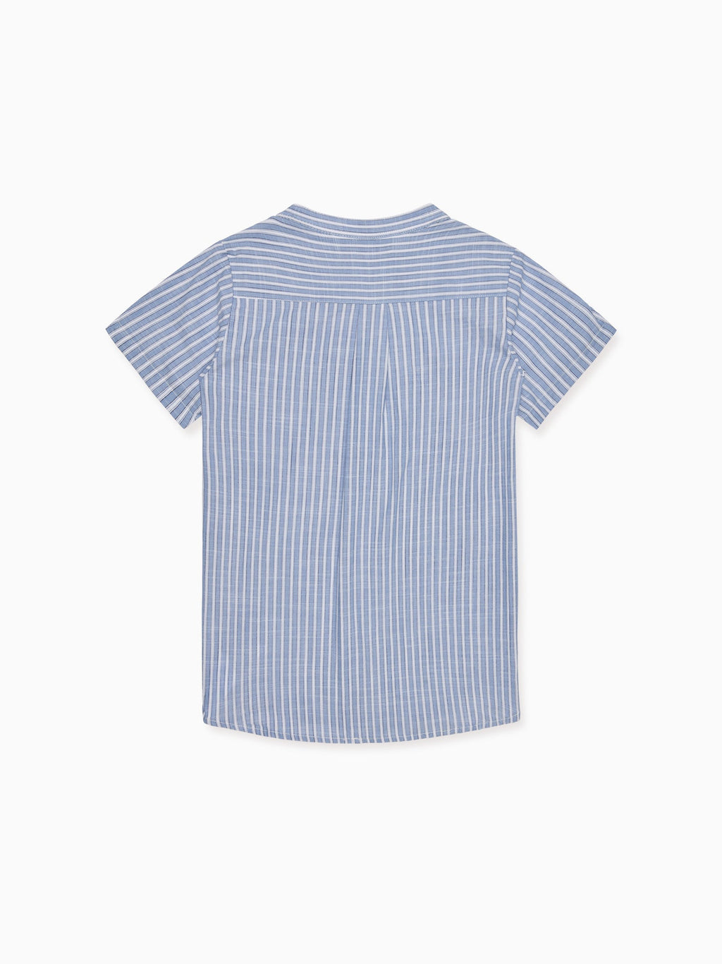 Chemise enfant rayée bleue